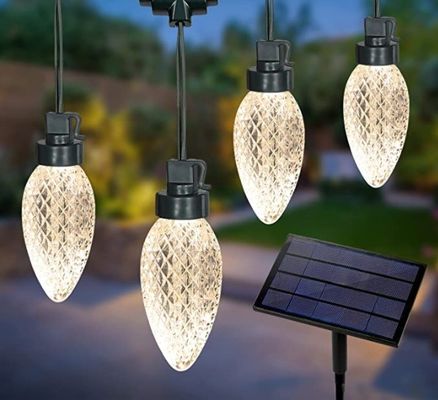 220v Iluminação exterior Festoon Globo Lâmpada Guirlanda B22 E27 Socket String Light