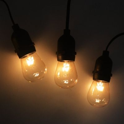 Lâmpadas de jardim solares cabeça máquina de soldagem sem costura exterior G40 Twinkle