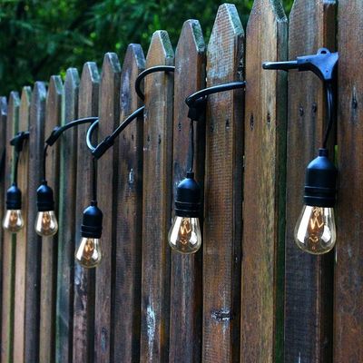 Tubo de chuveiro de meteorito solar lâmpada de parche Cluster Luz LED com comprimento personalizado