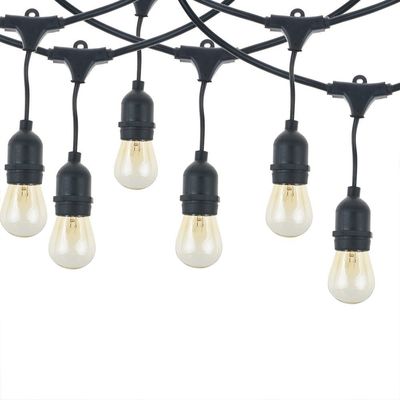 Cor personalizada G40 Festoon Globo Cordel Catenária Luz Solar