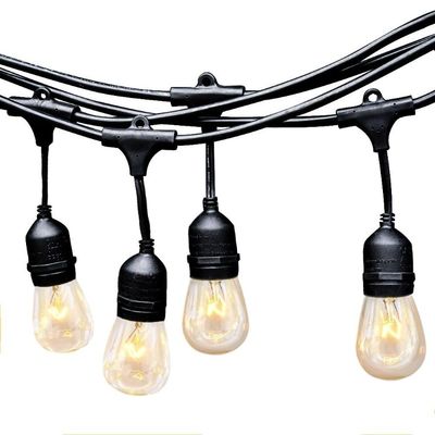 Lâmpada de cordas LED de tamanho de cor personalizado para decoração de jardim Festoon ao ar livre