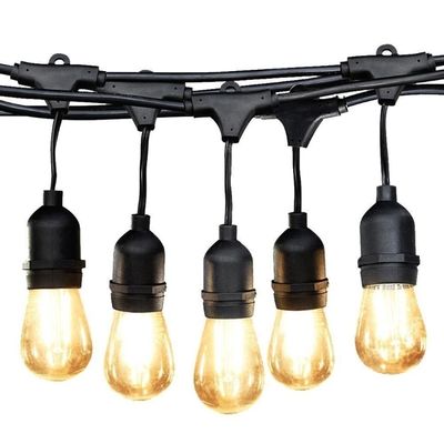 Fabricação 500m Conectar Solar Led Outdoor String Light Temperatura de trabalho -20-40 C