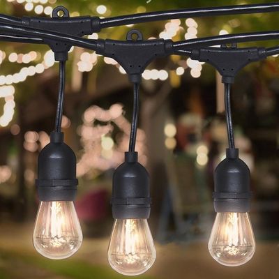 Patio RGB IP65 resistente à água Quente Branco LED luzes de cordas ao ar livre