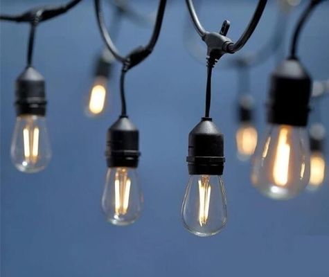 Patio RGB IP65 resistente à água Quente Branco LED luzes de cordas ao ar livre