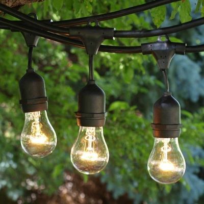 Patio RGB IP65 resistente à água Quente Branco LED luzes de cordas ao ar livre