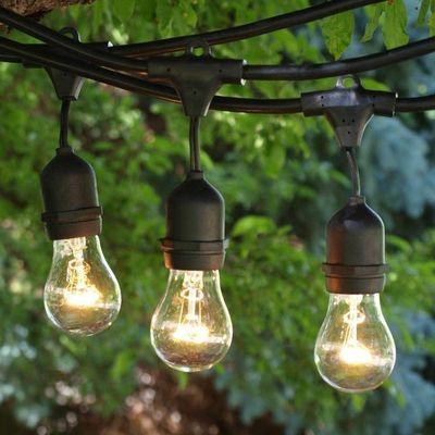 Patio RGB IP65 resistente à água Quente Branco LED luzes de cordas ao ar livre