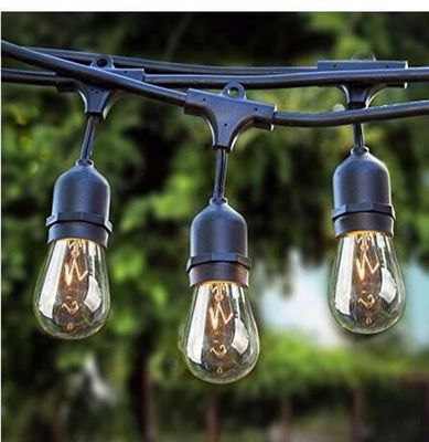 Decoração Luzes de Natal Led String Outdoor S14 lâmpadas Edison à prova de partículas