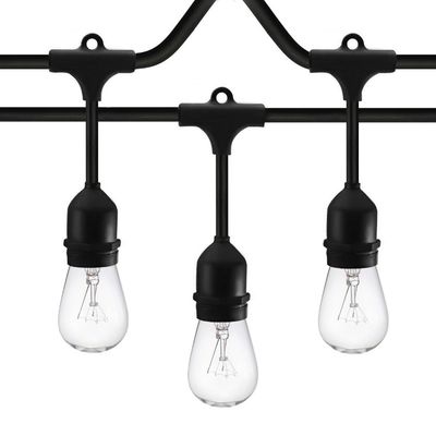 Decoração Luz de corda de flores artificiais com material de PVC 30000 horas de vida útil