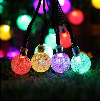 Decoração exterior de PVC Lâmpada solar LED à prova de partículas