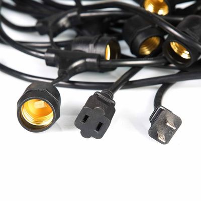 Lâmpadas de cordão de alimentação Noma 12 Volt Lâmpadas de cordas ao ar livre perfeitas para celebração
