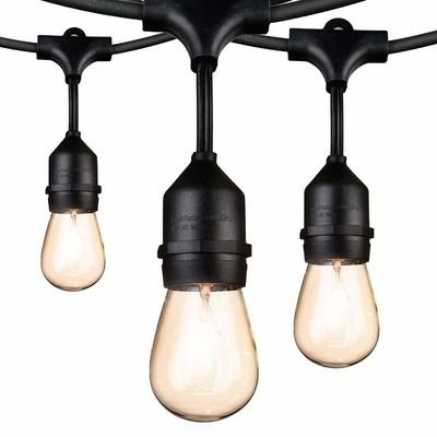 Festoon Outdoor Globo Lâmpada Guirlanda B22 E27 Socket String Luz 220v