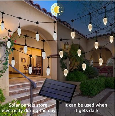220v Iluminação exterior Festoon Globo Lâmpada Guirlanda B22 E27 Socket String Light