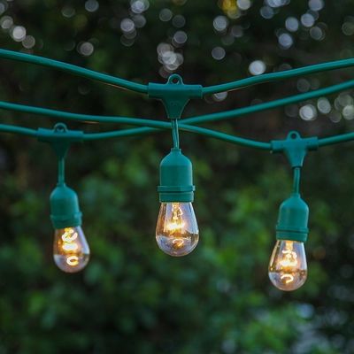 Corda de luz de Natal de PVC de comprimento personalizado para iluminação exterior única