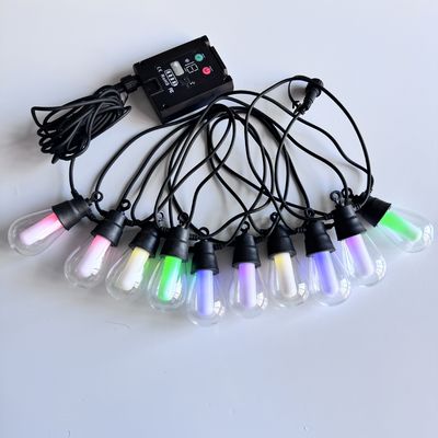 Certificado CE ROHS Corda de alimentação operada por cordão de luz de Natal de design único